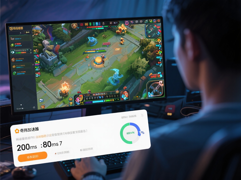 奇游加速器如何调整VPN提高游戏网络连接体验